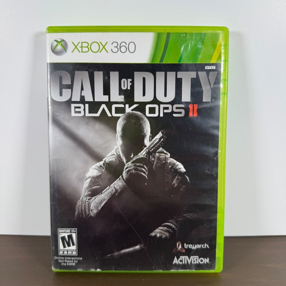 Xbox 360 Call of Duty Black Ops II Replacement Case Only Activision Artwork